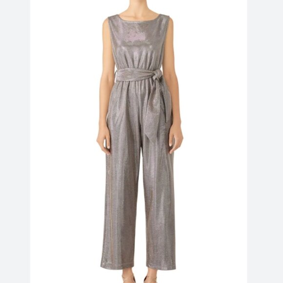 Carolina Ritzler Shimmer Mae Jumpsuit size 6 - Picture 1 of 7